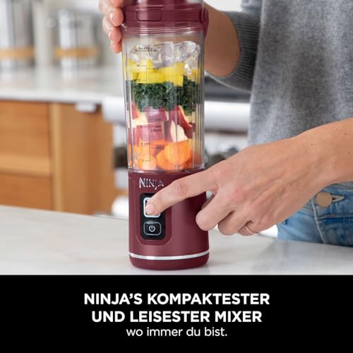 Ninja Blast Tragbarer Mixer 530ml Kabellos Cranberry BC151EUCR