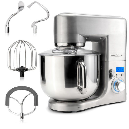 ProfiCook Küchenmaschine 10L 1500W Edelstahl PC-KM 1096