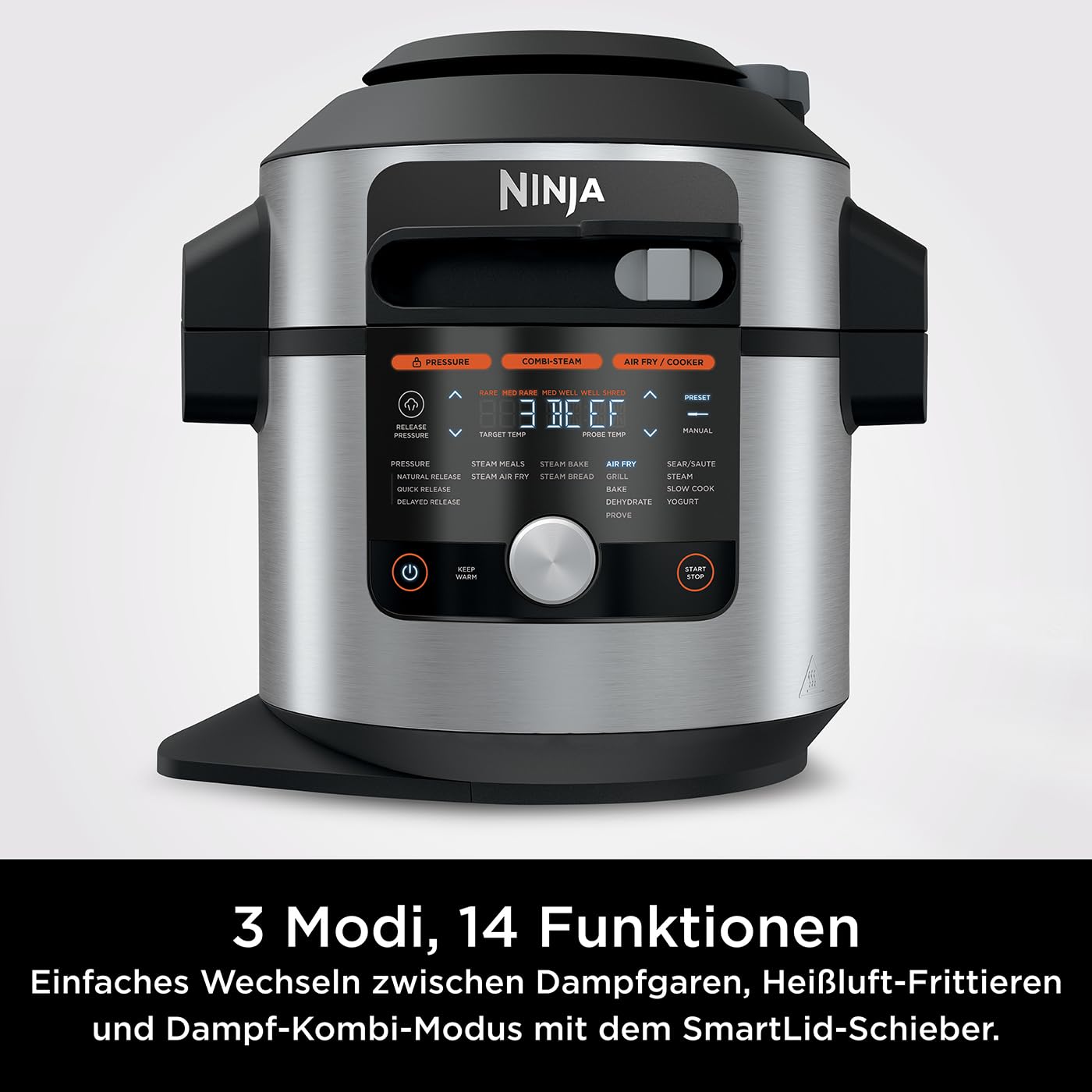 Ninja Foodi MAX Multikocher 7.5L Edelstahl OL750EU