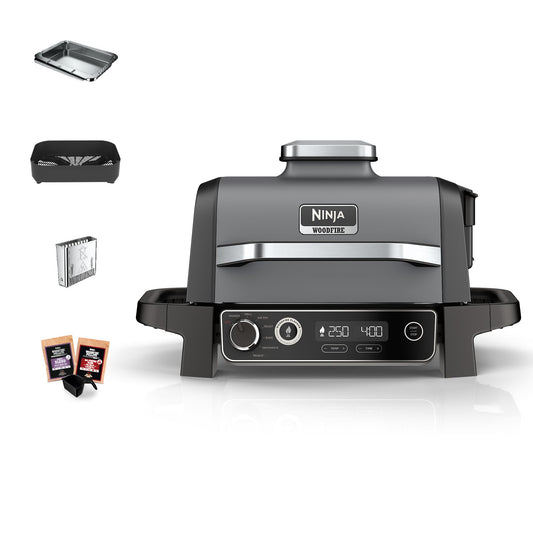 Ninja Woodfire Elektrogrill 7-in-1 Grau/Schwarz OG701EU