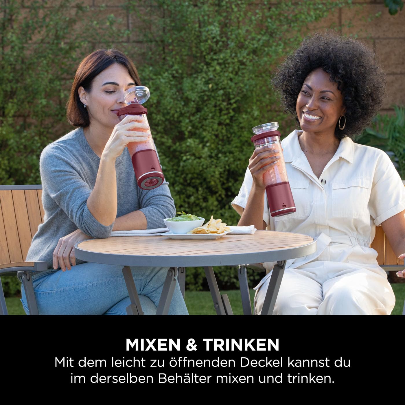 Ninja Blast Tragbarer Mixer 530ml Kabellos Cranberry BC151EUCR