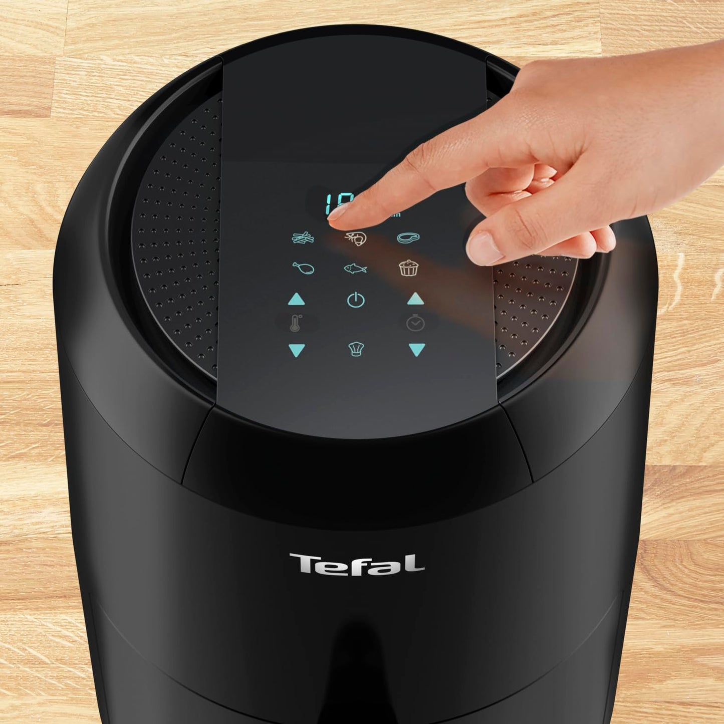 Tefal Easy Fry Compact Mini Heißluftfritteuse 1.6L Schwarz EY3018