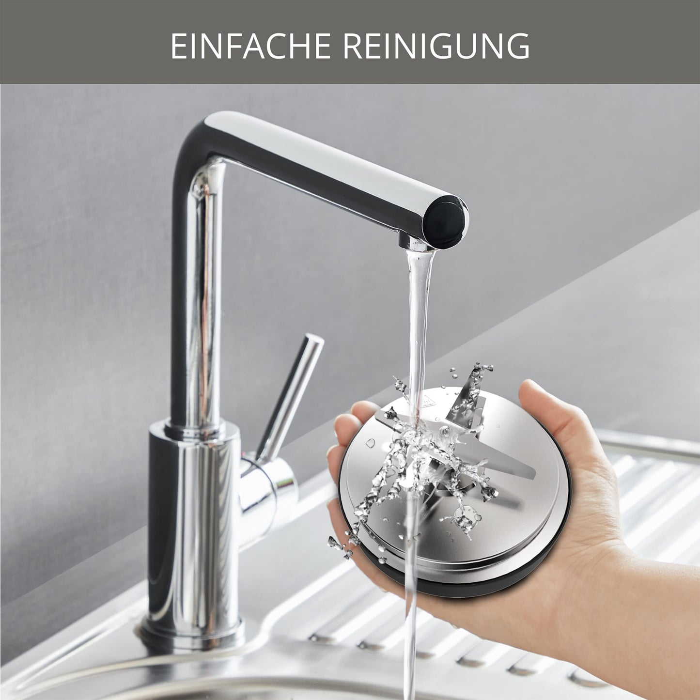 Krups Perfectmix Cook Standmixer 1400W Edelstahl/Schwarz KB835D