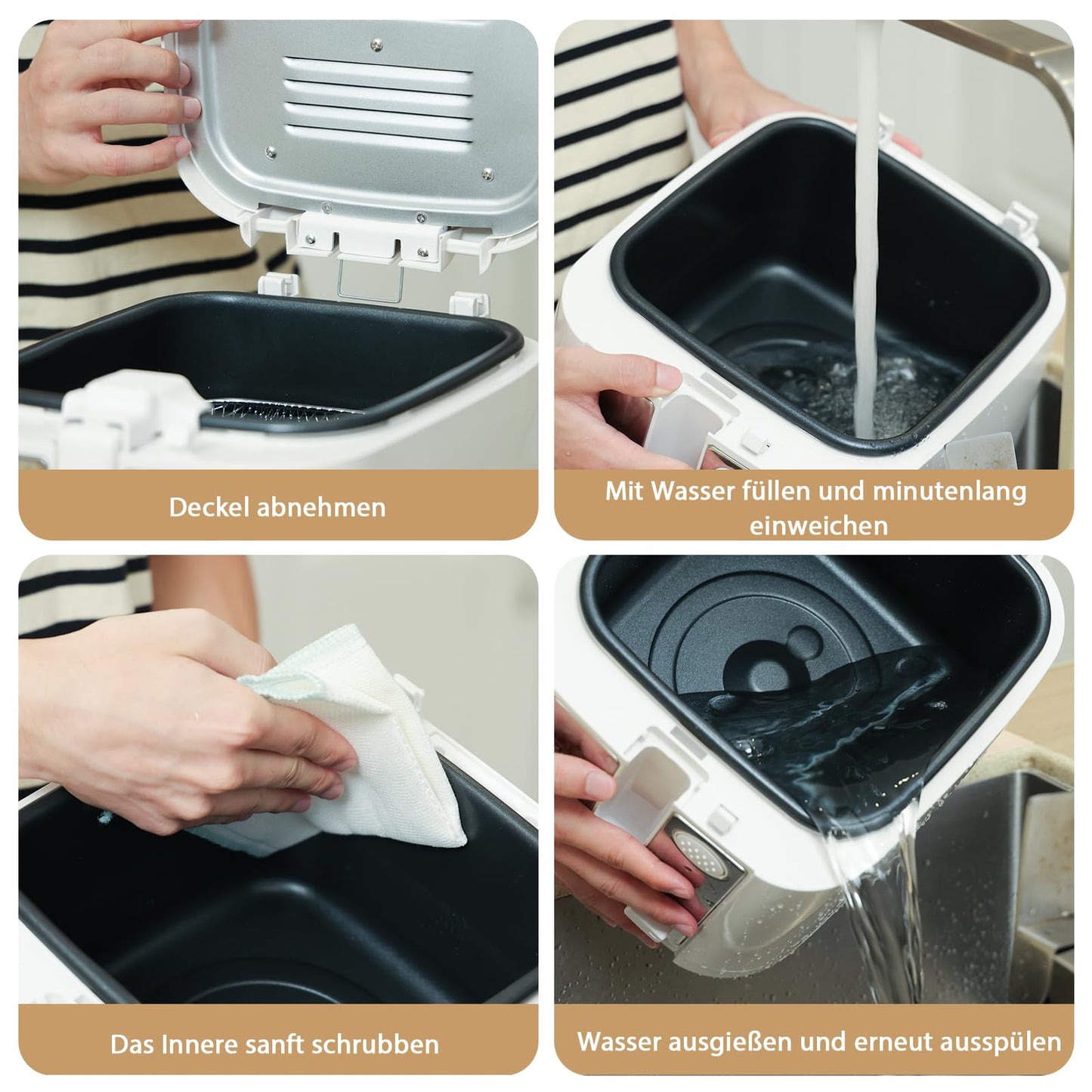 Aigostar Fritteuse 2.5L 1650W Weiß