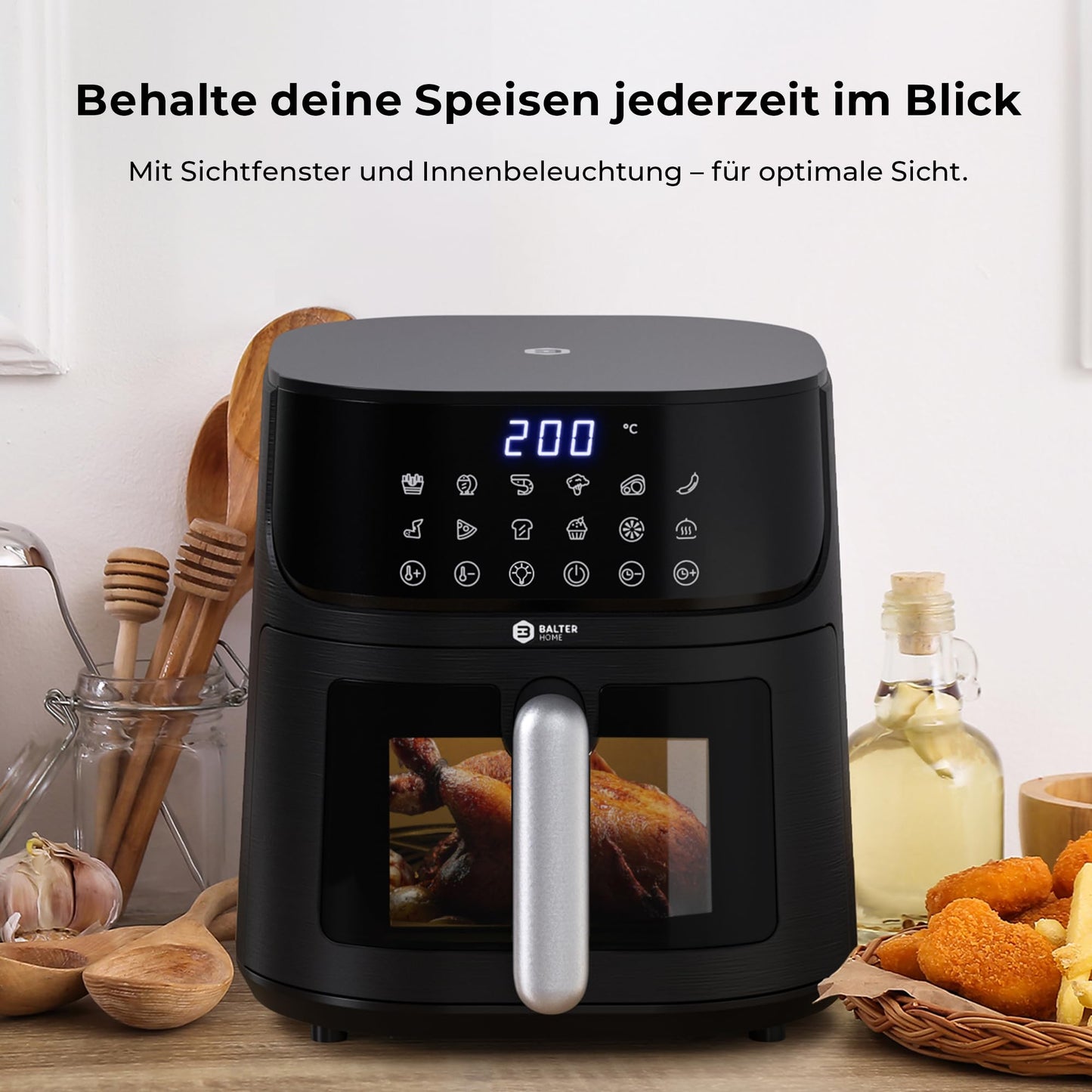 Balter Heißluftfritteuse 5.5L XXL HL-551T