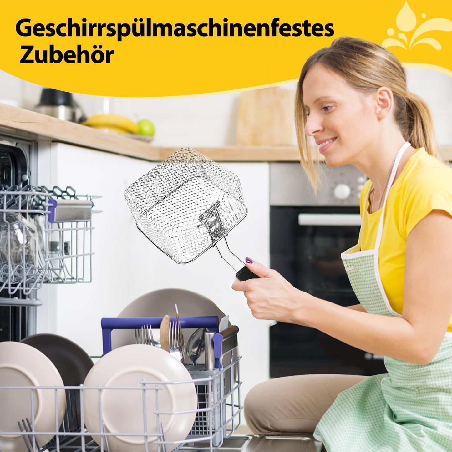 Aigostar Fritteuse 1.5L 1000W Silber