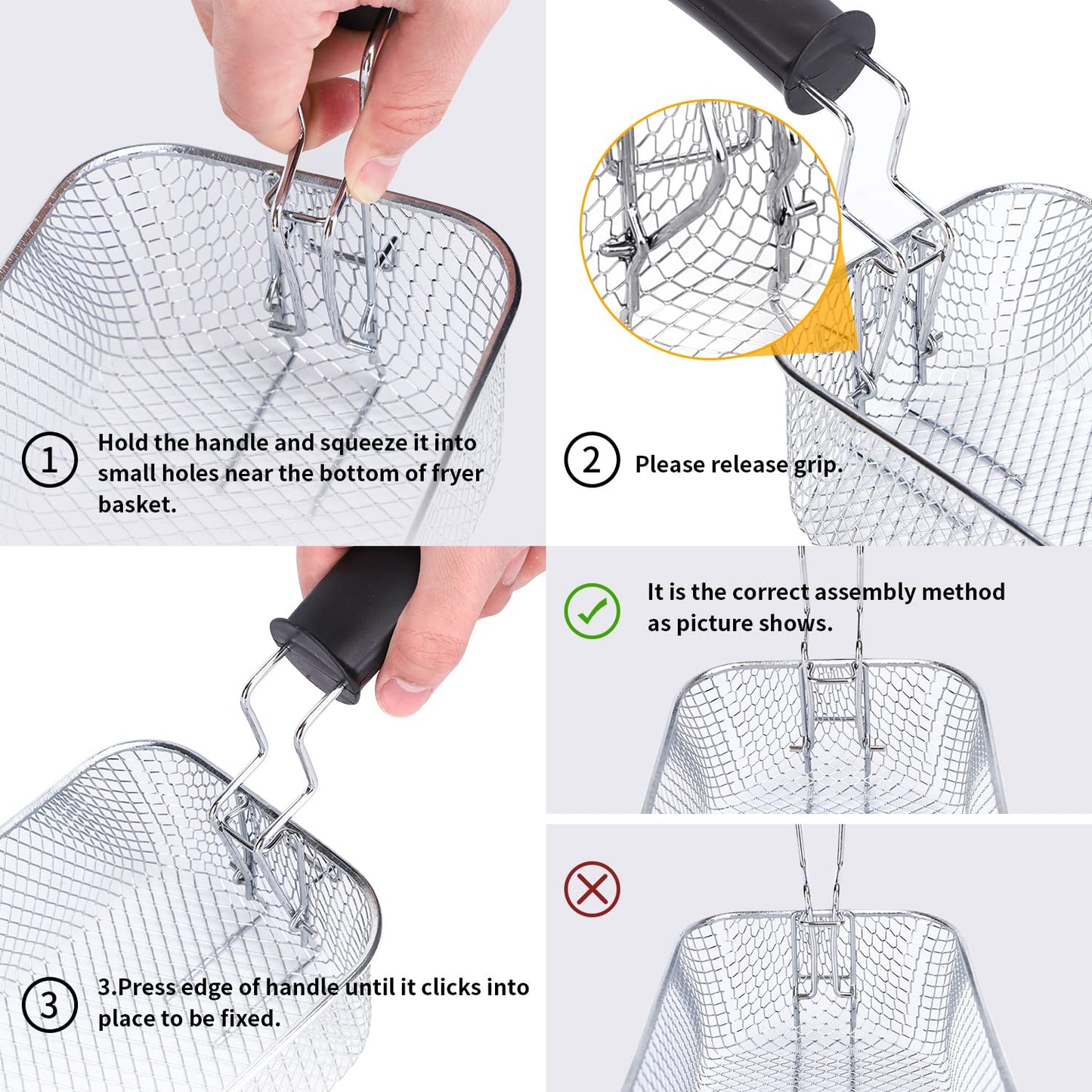 Aigostar Ushas Fritteuse 3L 2200W Edelstahl