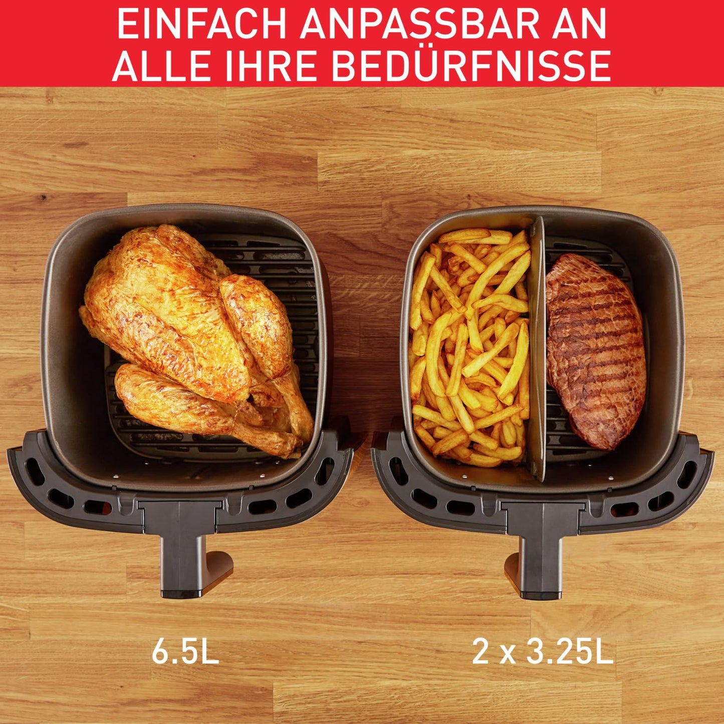 Tefal Easy Fry & Grill XXL Heißluftfritteuse 6.5L EY8018