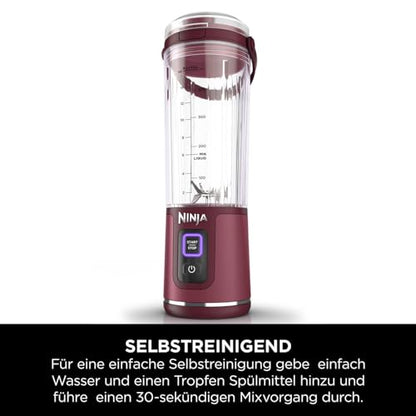 Ninja Blast Tragbarer Mixer 530ml Kabellos Cranberry BC151EUCR