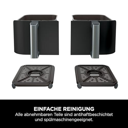 Ninja Foodi Dual Zone Airfryer 7.6L Schwarz AF200EU