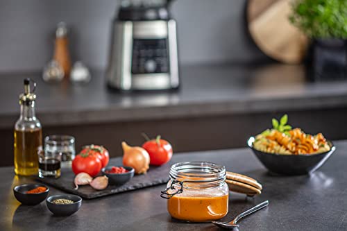 Krups Perfectmix Cook Standmixer 1400W Edelstahl/Schwarz KB835D