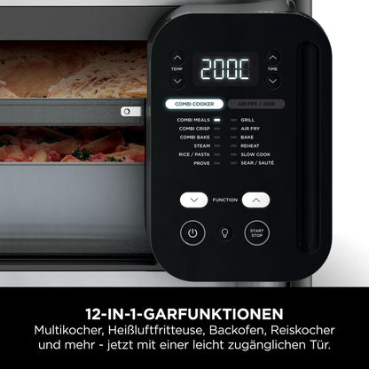 Ninja Combi 12-in-1 Multikocher & Air Fryer 6.2L Grau SFP700EU