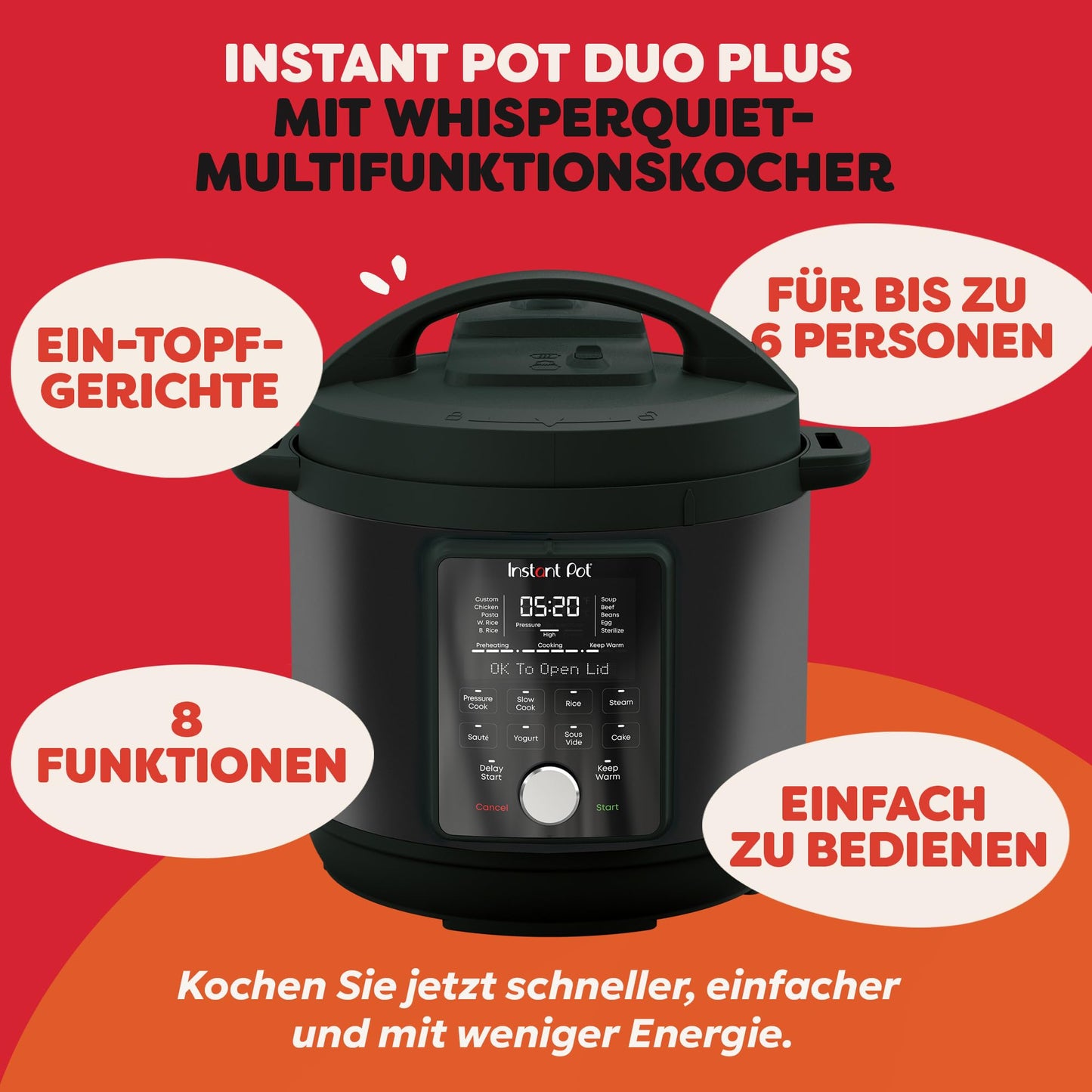 Instant Pot Duo Plus Multikocher 5.7L