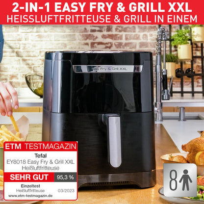 Tefal Easy Fry & Grill XXL Heißluftfritteuse 6.5L EY8018