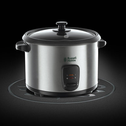 Russell Hobbs Reiskocher 1.8L mit Dampfgarer Edelstahl 19750-56