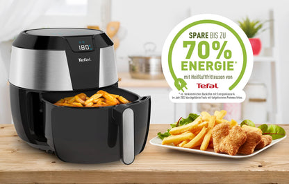 Tefal Easy Fry XXL Heißluftfritteuse 5.6L 1850W Edelstahl EY701D