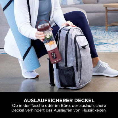 Ninja Blast Tragbarer Mixer 530ml Kabellos Cranberry BC151EUCR