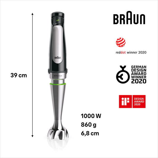 Braun Stabmixer MultiQuick 7 MQ7035X 1000W Schwarz