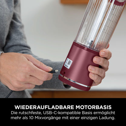 Ninja Blast Tragbarer Mixer 530ml Kabellos Cranberry BC151EUCR