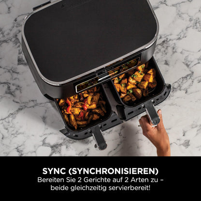 Ninja Foodi Dual Zone Airfryer 7.6L Schwarz AF200EU