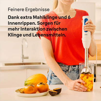 Braun Stabmixer MultiQuick 3 MQ30202M 900W Weiß