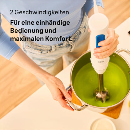 Braun Stabmixer MultiQuick 3 MQ30202M 900W Weiß